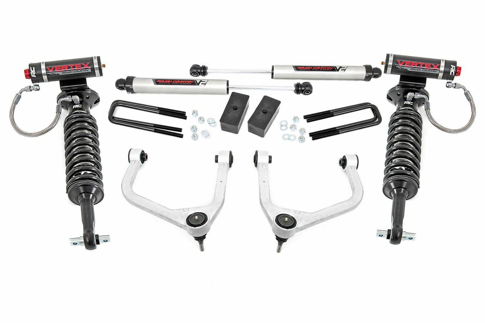 Rough Country 3.5 Inch Lift Kit Vertex/V2 GMC Sierra 1500 2WD/4WD (19-25) -1