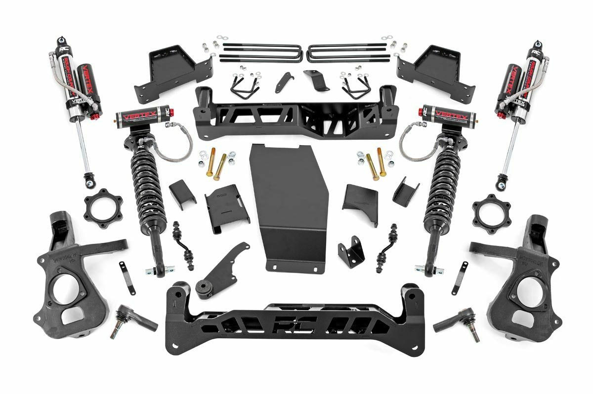 Rough Country 7in GM Suspension Lift Kit Vertex 14-18 1500 PU 4WD Cast Steel -1