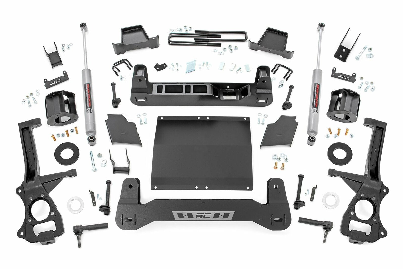 Rough Country 6" Suspension Lift Kit Spacers Diesel 19-21 GMC 1500 PU 4WD/2WD -1