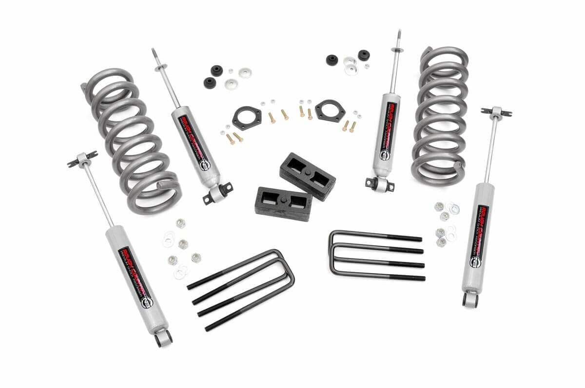 Rough Country 2" GM 1500 2wd Suspension Lift Kit 88-99 PU 92-99 Blazer Suburban -1