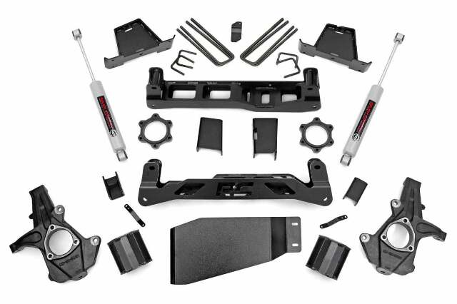 Rough Country 6" Lift Kit Chevy Silverado & GMC Sierra 1500 4wd 2007-2013 23630