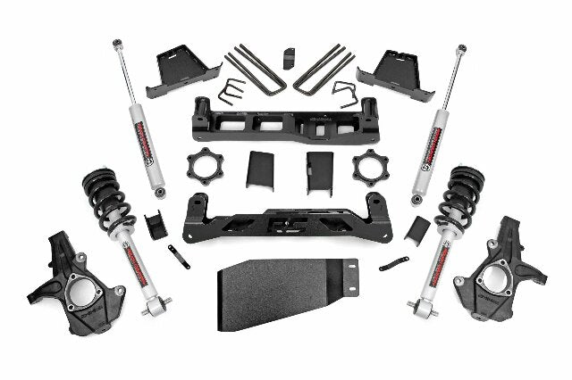 Rough Country 6"GM Suspension Lift Kit w/ N3 Loaded Struts & Shocks 23633