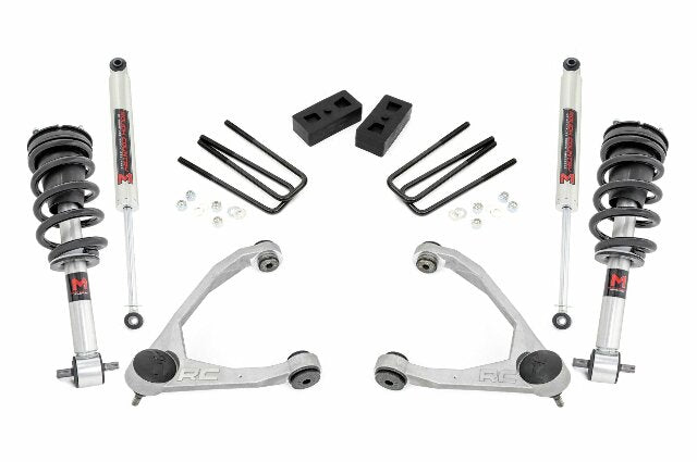 Rough Country 3.5" Lift Kit Cast Steel M1 Strut Chevy/GMC 1500 07-13 24640