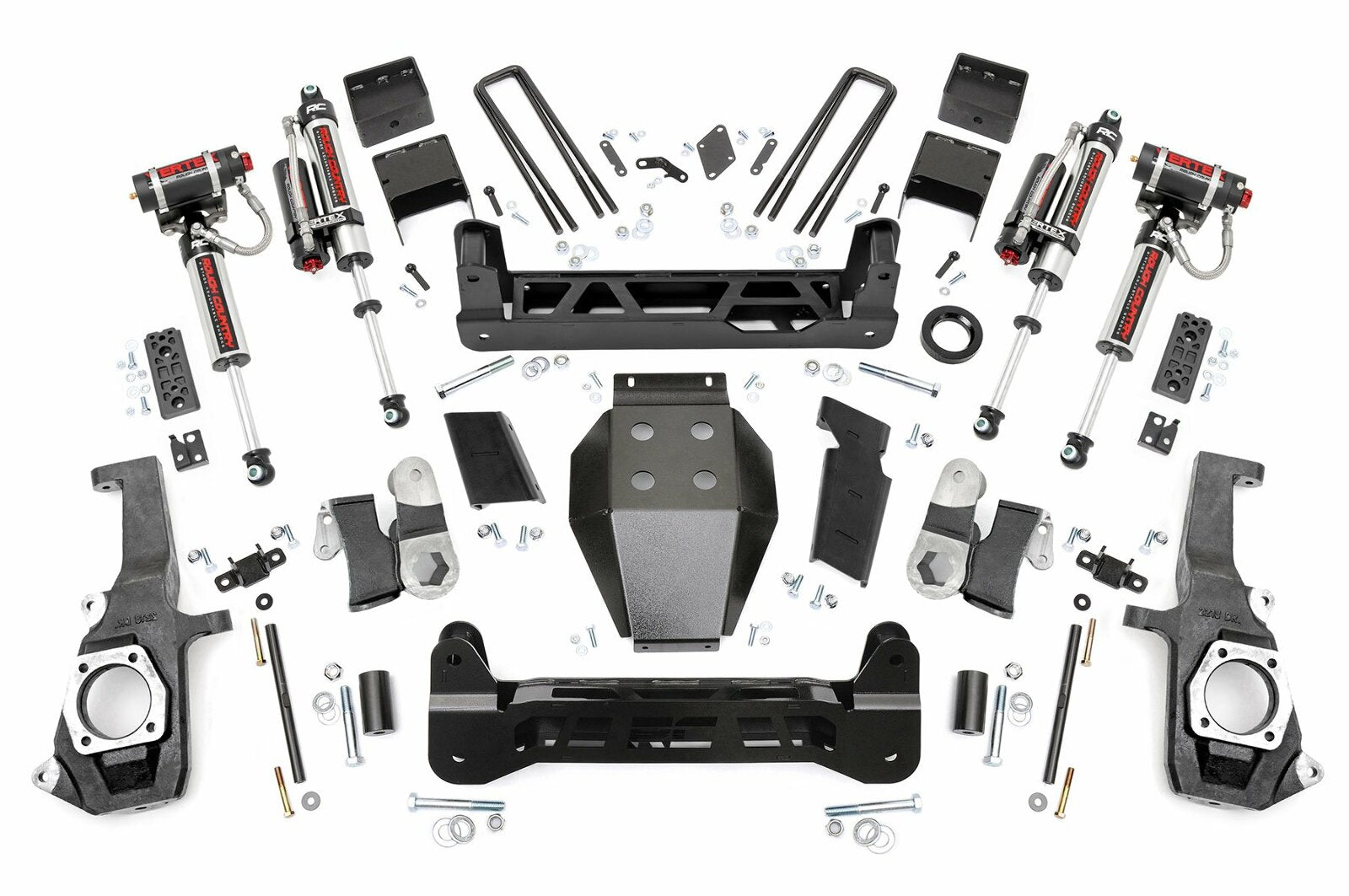 Rough Country 7.5" GM NTD Suspension Lift Kit Vertex 11-19 2500HD/3500HD -1