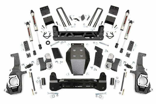 Rough Country 7.5in GM NTD Suspension Lift Kit / V2 11-19 2500HD/3500HD 25370