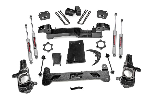Rough Country Chevy GMC 1500HD Pickup 6" Suspension Lift Kit 4wd 01-06 -1