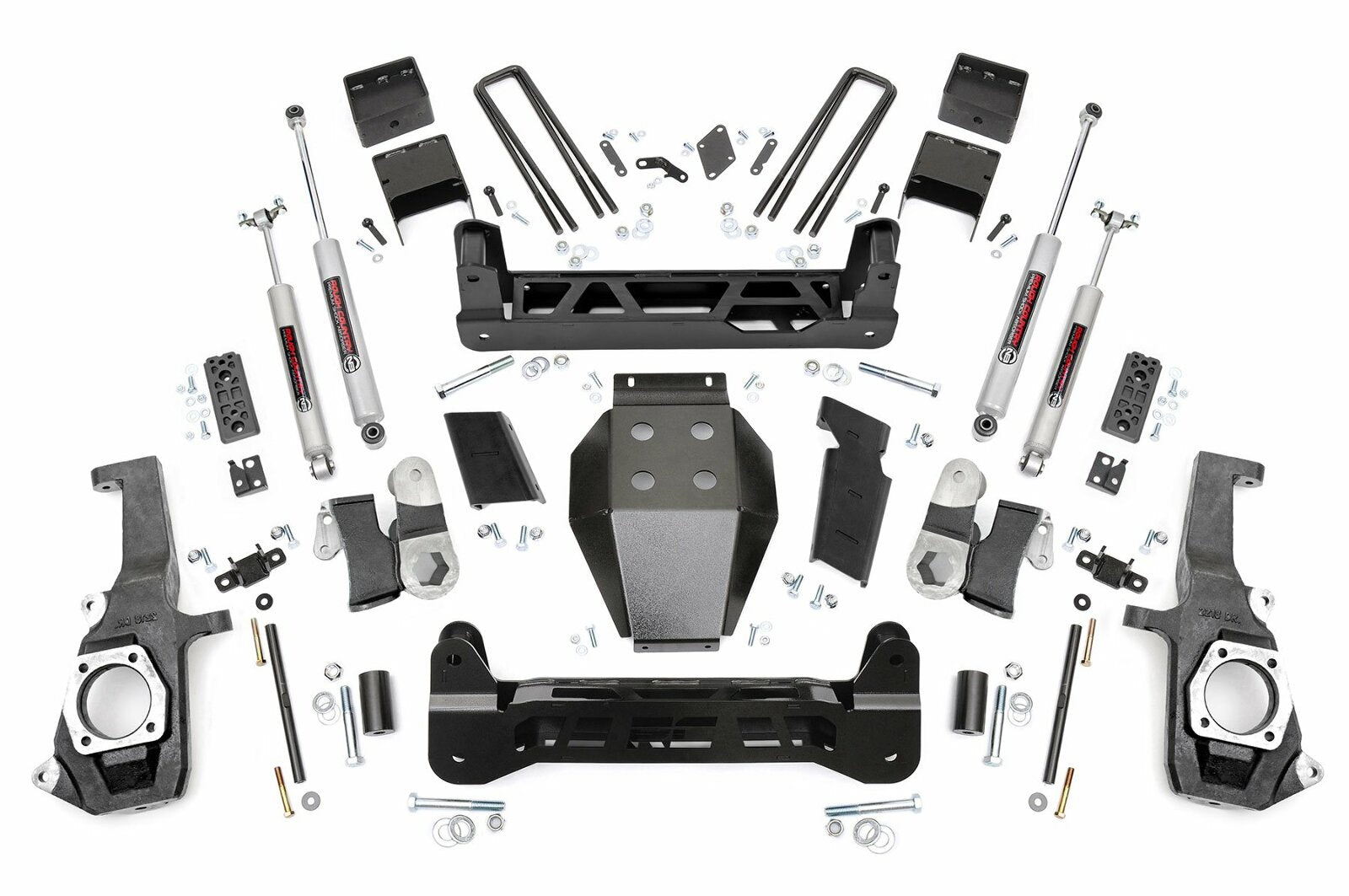 Rough Country 5in GM NTD Suspension Lift Kit 11-19 2500HD/3500HD -1