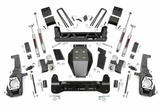 Rough Country 5in GM NTD Suspension Lift Kit 11-19 2500HD/3500HD 26030