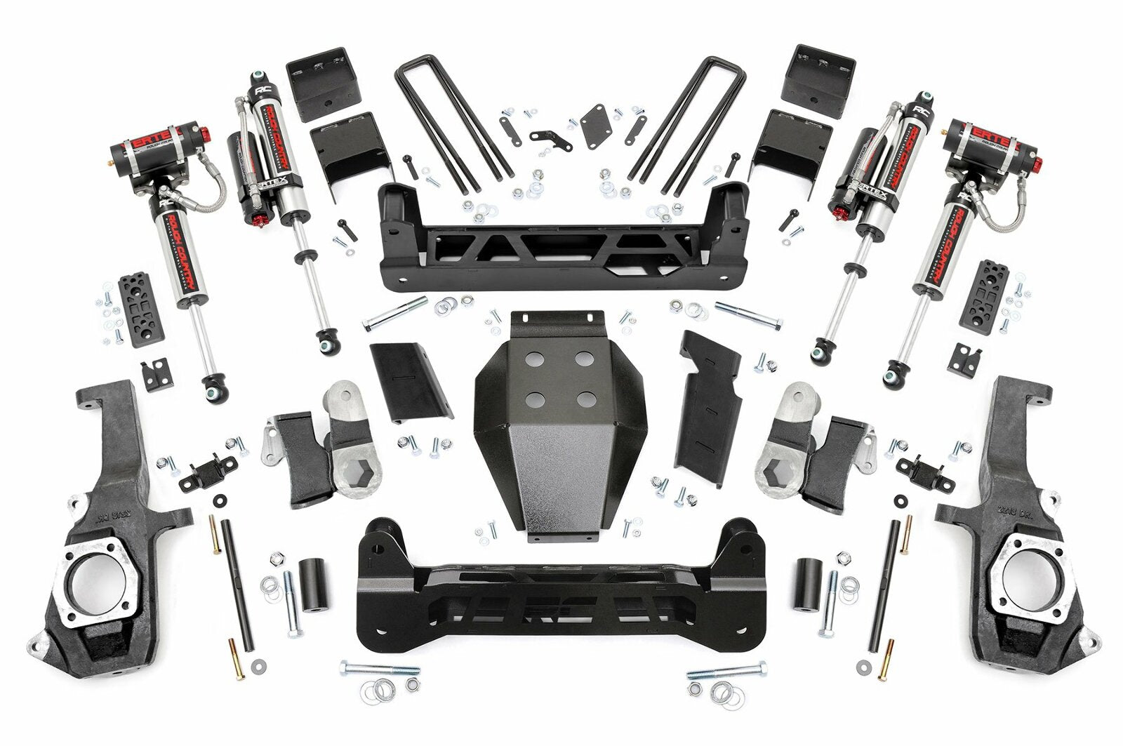 Rough Country 5" GM NTD Suspension Lift Kit Vertex 11-19 2500HD/3500HD Silvarado -1