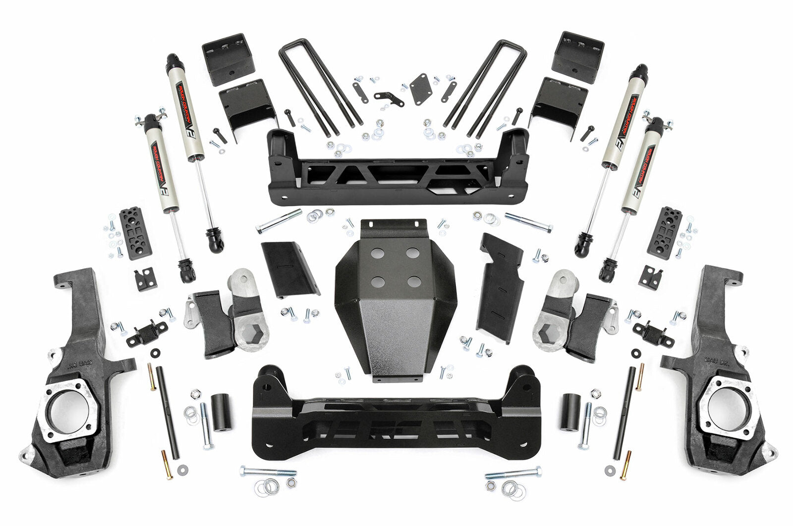 Rough Country 5in GM NTD Suspension Lift Kit / V2 11-19 2500HD/3500HD -1