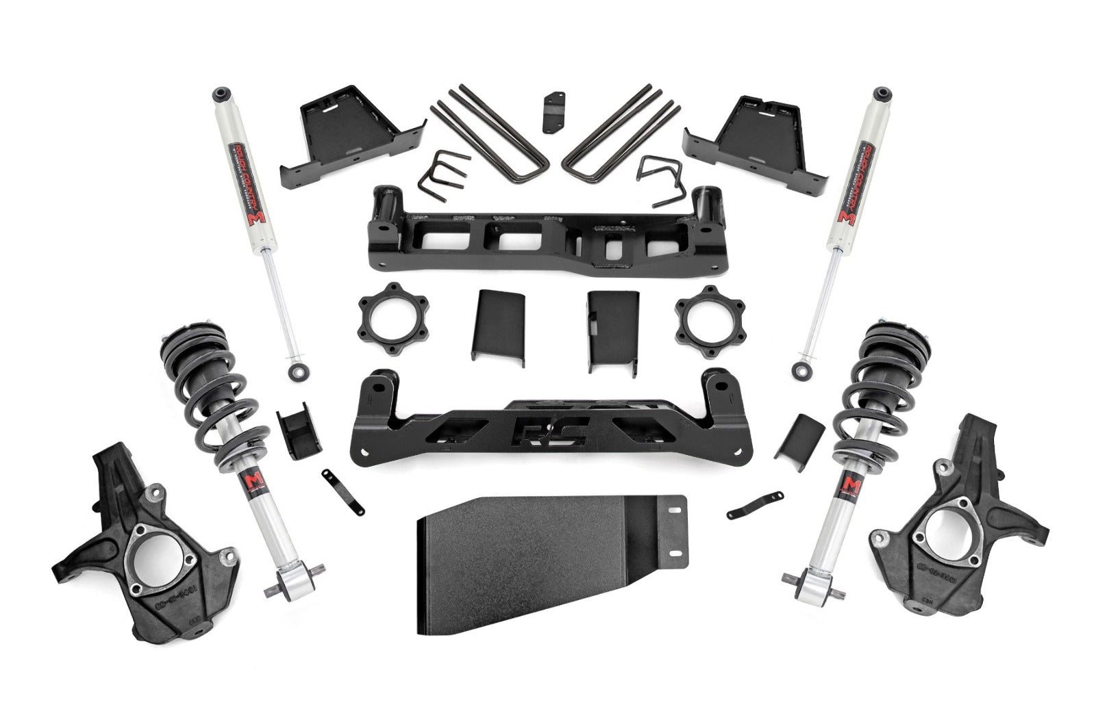 Rough Country 7.5 Inch Lift Kit M1 Struts/M1 Chevy/GMC 1500 07-13 4WD -1