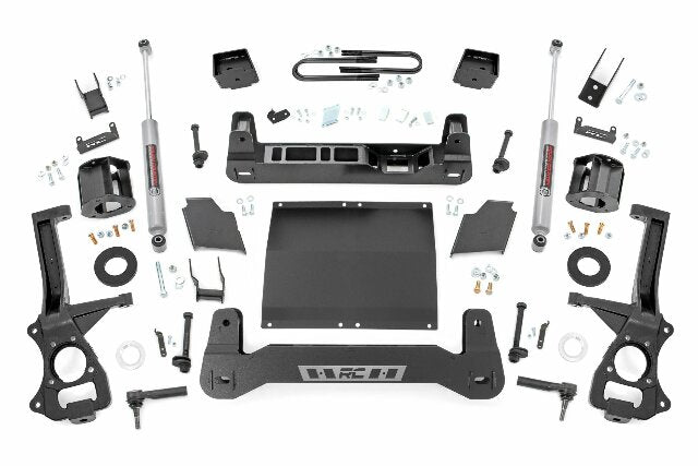 Rough Country 6" Lift Kit Mono Leaf Rear Diesel GMC Sierra 1500 2025-2026 26631D_A