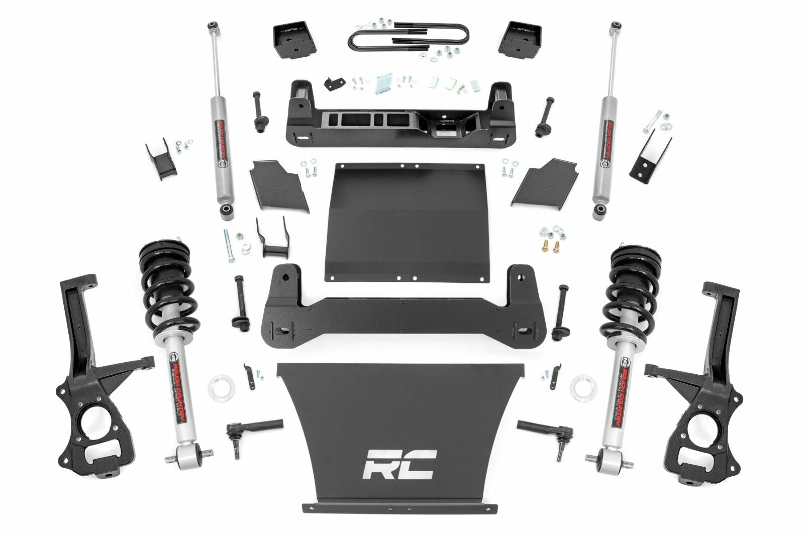 Rough Country 6" Lift Kit Mono Leaf Rear N3 Struts GMC Sierra 1500 2025