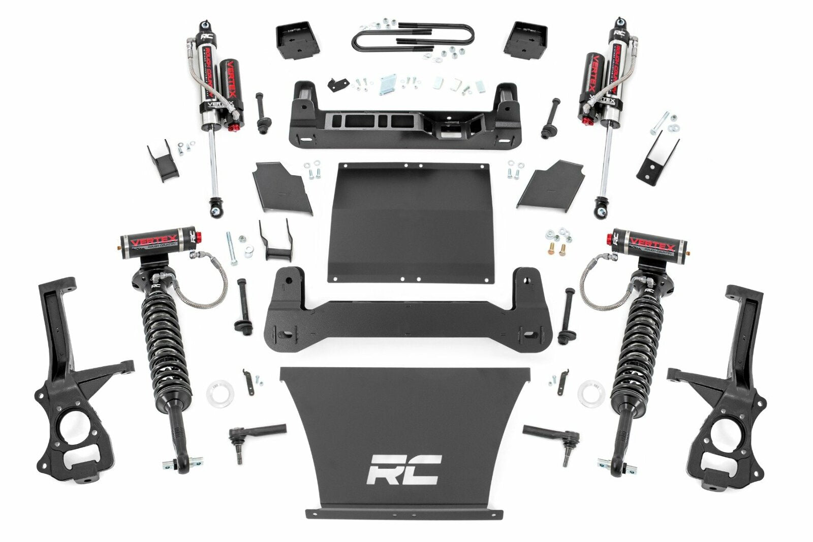 Rough Country 6" Lift Kit Mono Leaf Rear Vertex GMC Sierra 1500 19-25 -1