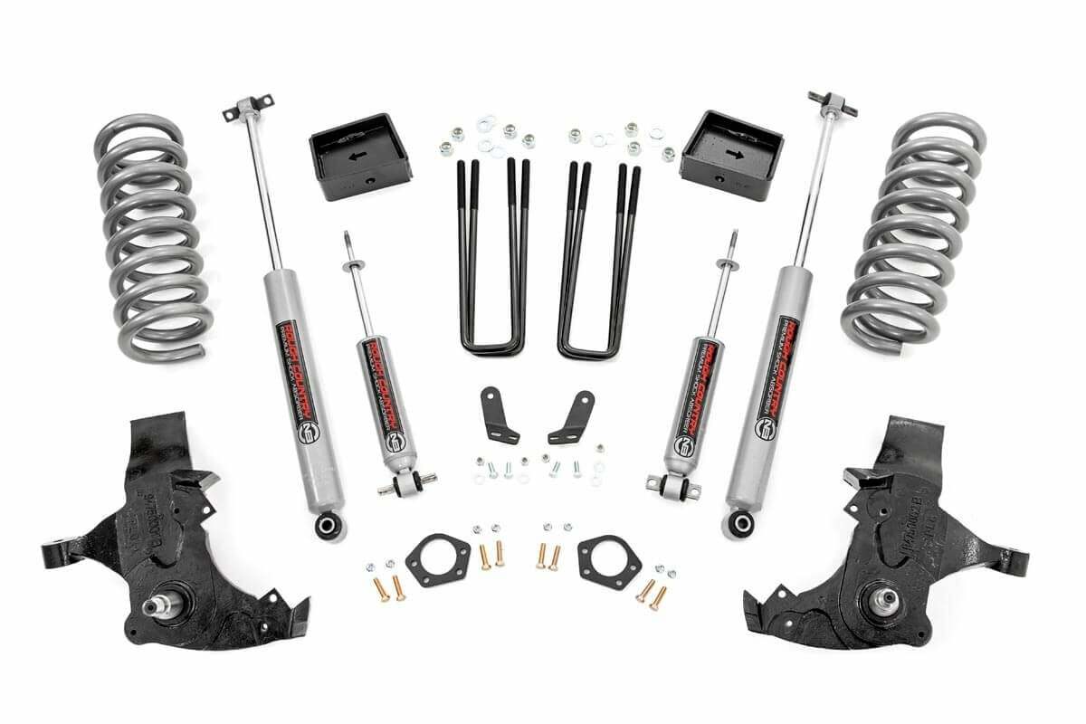 Rough Country 6in Chevy GMC 2WD 1500 Trucks Silverado Sierra Suspension Lift Kit -1