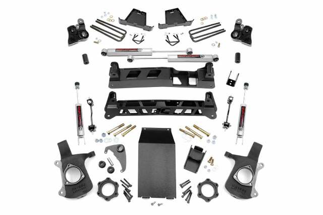 Rough Country Chevy GMC 1500 Pickup 6" Suspension Lift Kit w/N3 Shocks 99-06 4wd 27220A