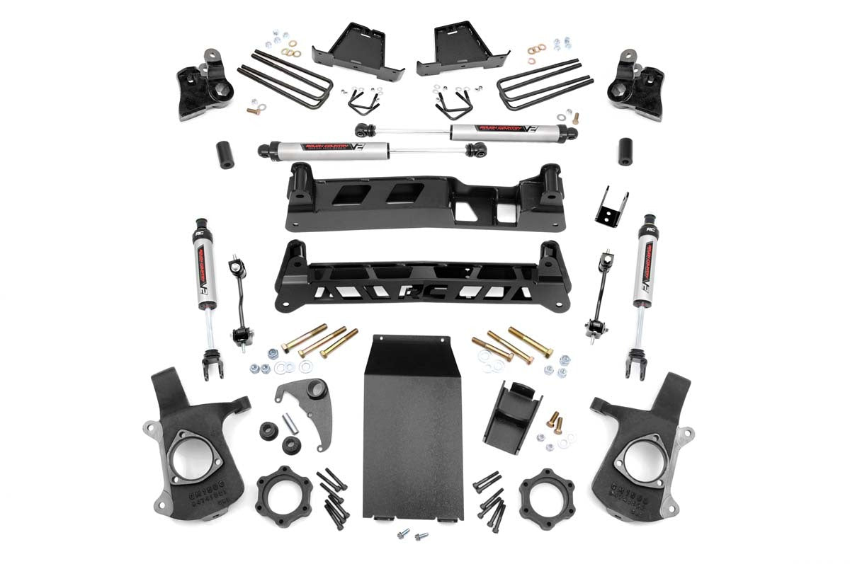 Rough Country 6in GM NTD Suspension Lift Kit 99-06 1500 PU 4WD -1