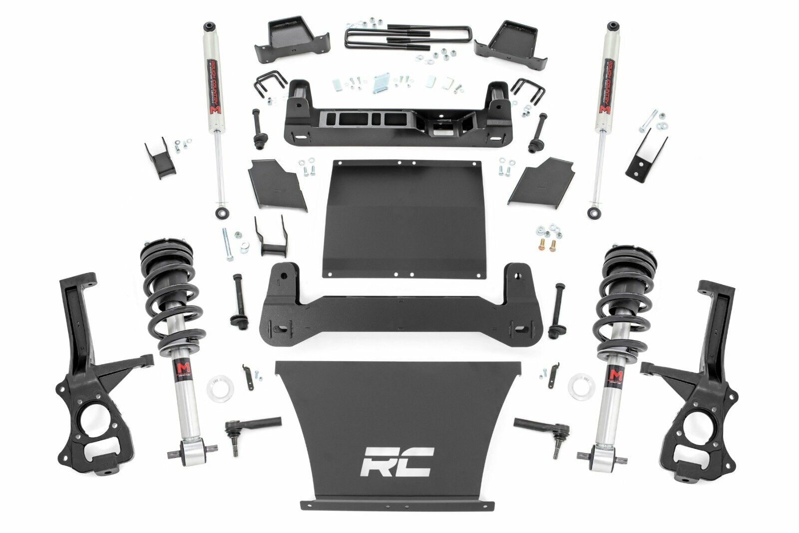 Rough Country 4 Inch Lift Kit AT4/Trailboss M1/M1 Chevy/GMC 1500 19-22 -1