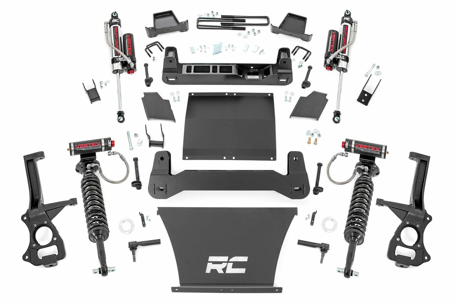 Rough Country 4" GM Lift Kit Vertex 19-21 1500 Trailboss / AT4 PU 4WD GAS -1
