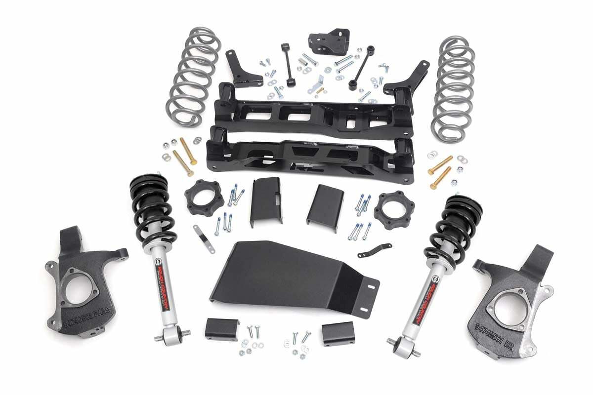 Rough Country 5in GM Lift Kit w/N3 Struts 07-13 Tahoe/Yukon/Suburban/Yukon XL -1