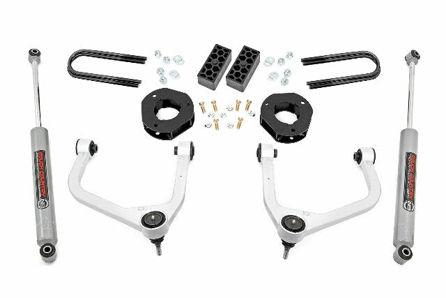 Rough Country 3.5" Lift Kit Rear Mono Leaf Chevy Silverado 1500 2025-2026 28230_A