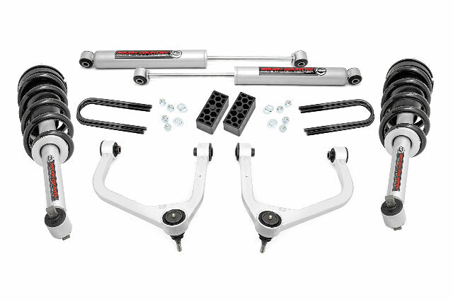 Rough Country 3.5 In Lift N3 Struts Rear Mono Leaf Chevy Silverado 1500 22-23 28231