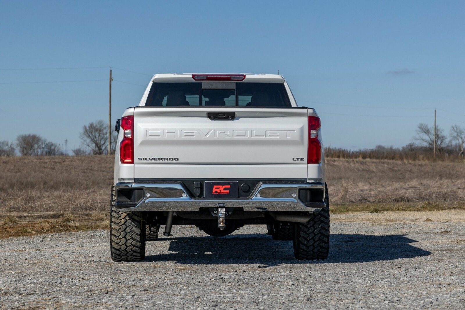 Rough Country 3.5" Lift N3 Struts Rear Mono Leaf Chevy Silverado 1500 2025