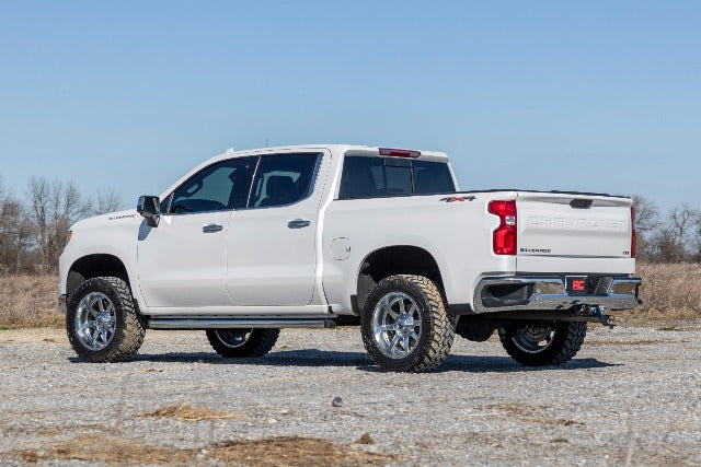 Rough Country 3.5" Lift N3 Struts Rear Mono Leaf Red Chevy Silverado 1500 25-26 28231RED_A
