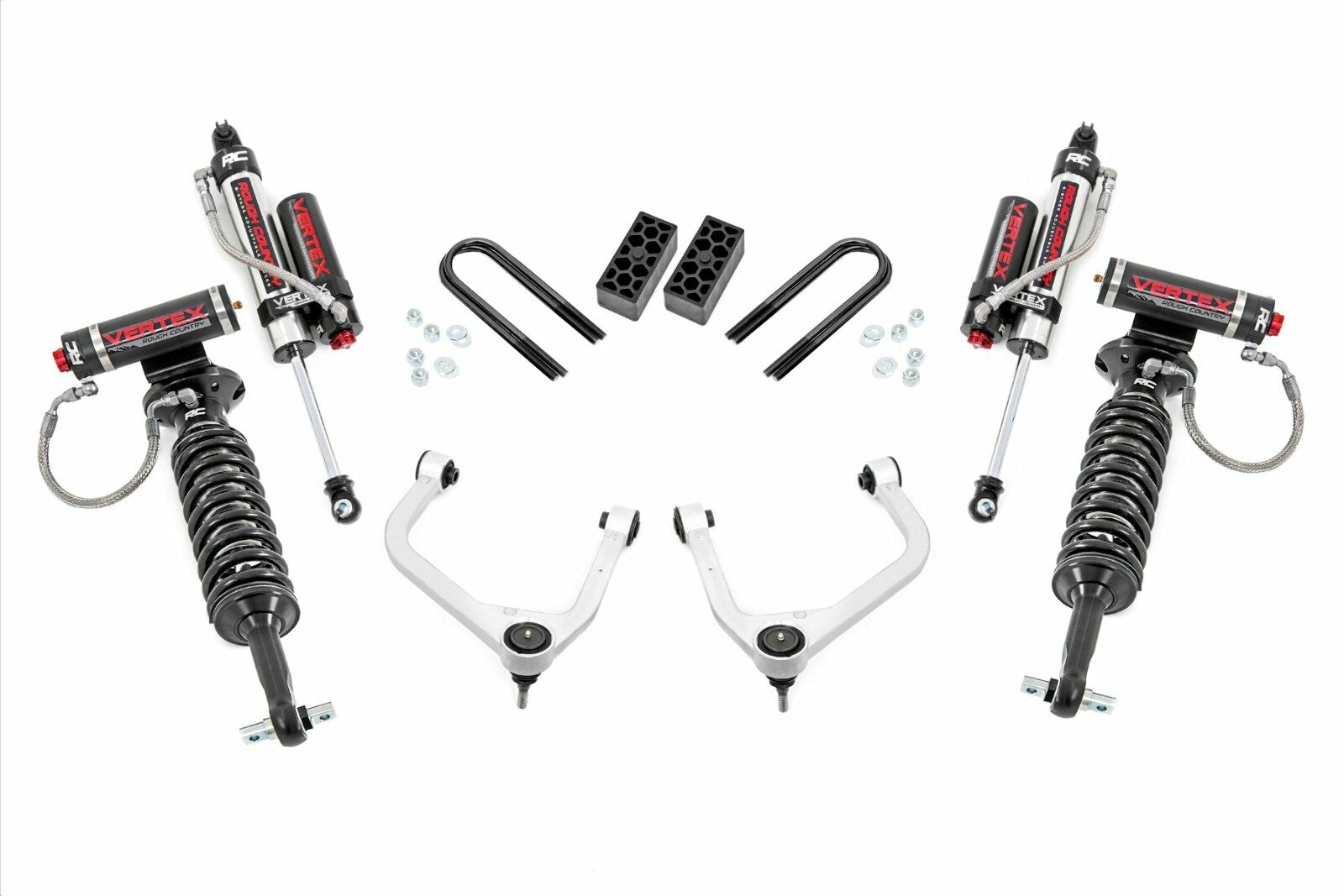Rough Country 3.5" Lift Kit | Vertex | Rear Mono Leaf Chevy Silverado 1500 2025 -1
