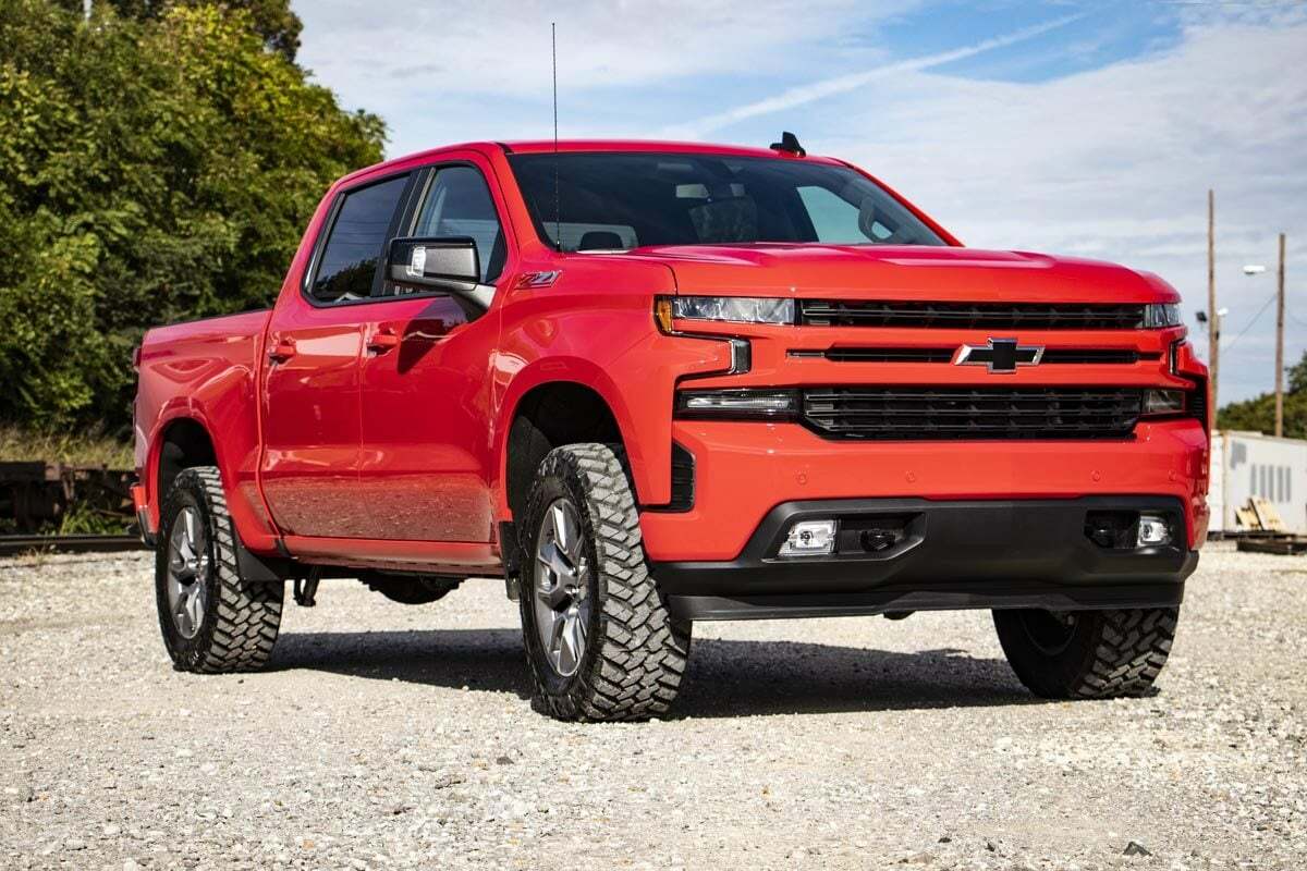 Rough Country 3.5 In Lift Vertex/V2 Rear Mono Leaf Chevy Silverado 1500 22-25 -2
