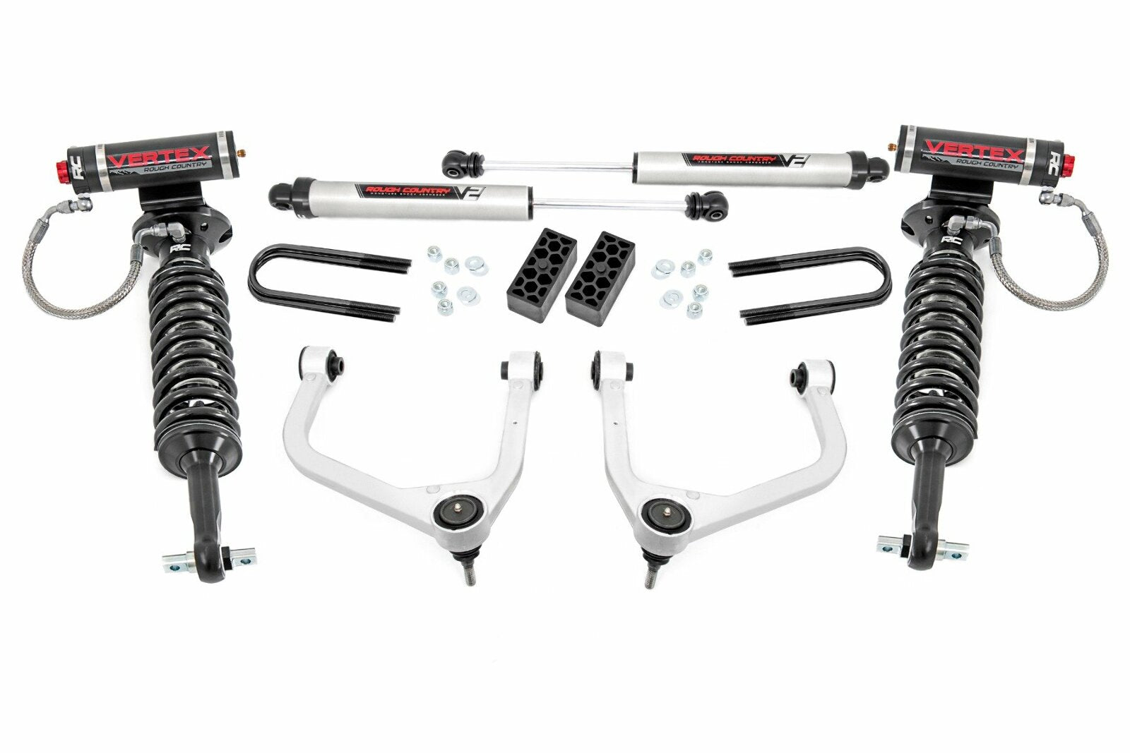 Rough Country 3.5" Lift | Vertex/V2 | Rear Mono Leaf | Chevy Silverado 1500 2025 -1