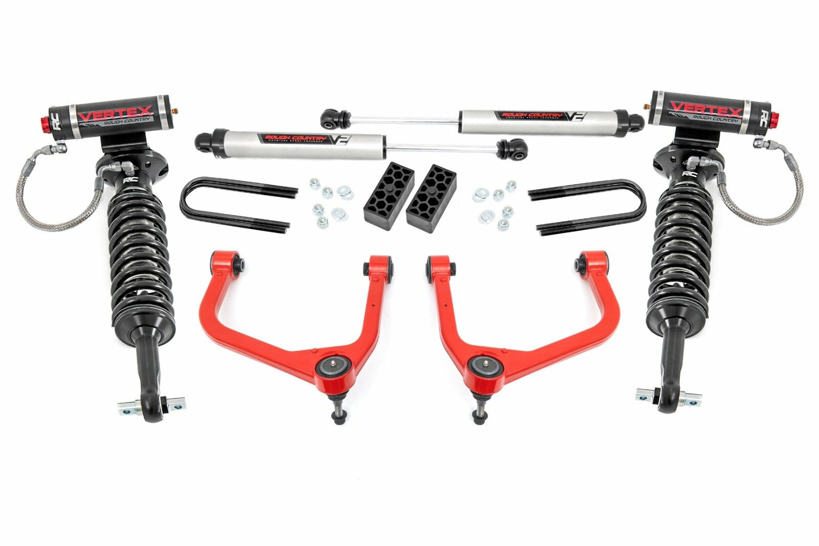 Rough Country 3.5" Lift | Vertex/V2 | Rear Mono Leaf | Chevy Silverado 1500 2025 -1