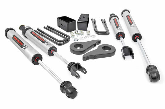 Rough Country 1.5-2.5in GM Leveling Lift Kit w/ V2 Shocks 99-06 1500 PU 4WD