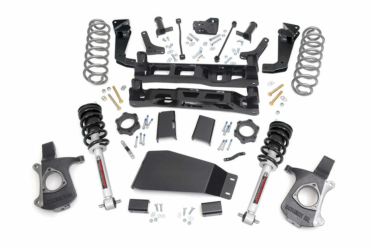 Rough Country 7.5in GM Suspension Lift Kit w/N3 Struts 07-13 Tahoe/Yukon -1