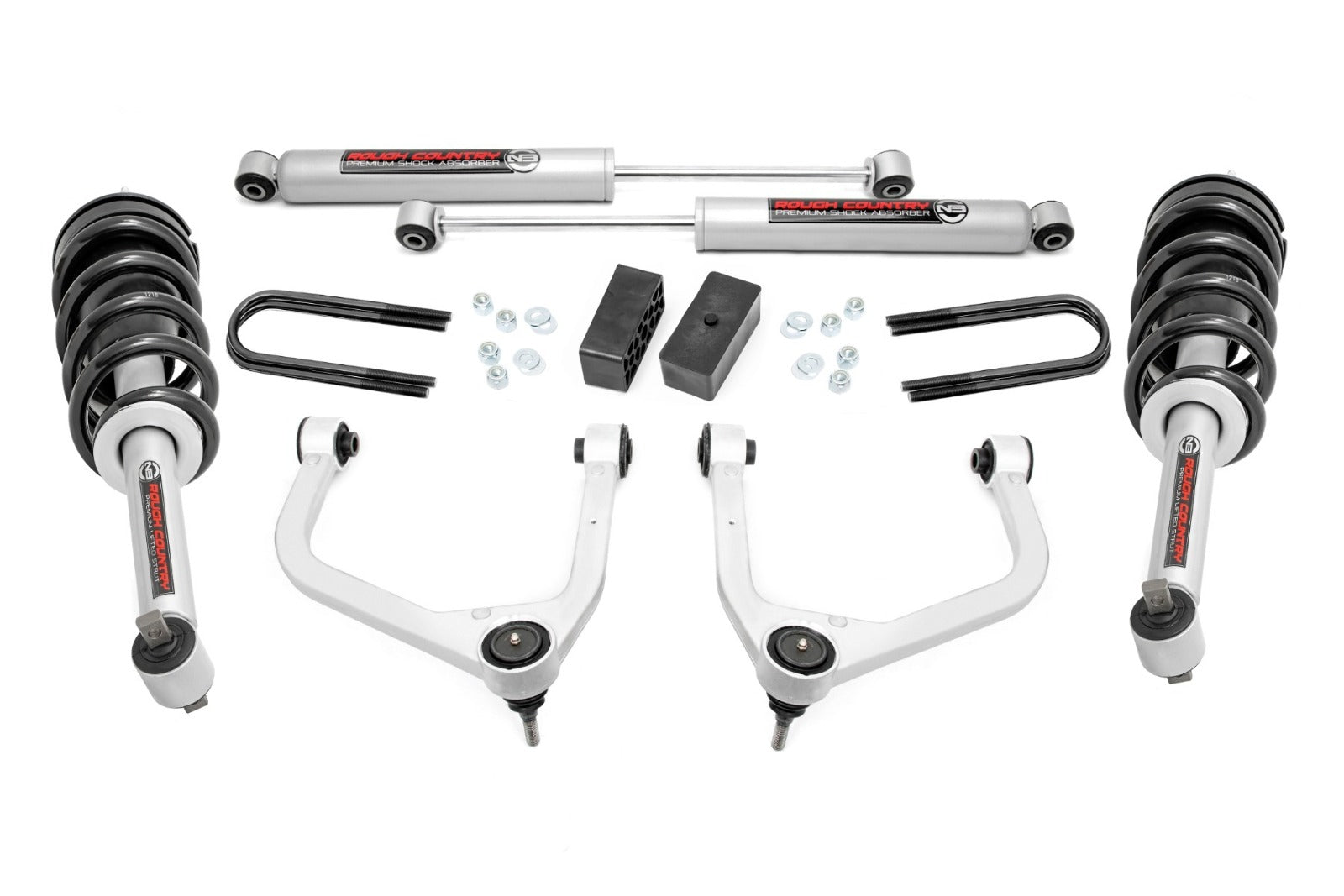 Rough Country 3.5" Lift Kit Mono Leaf Rear | N3 Struts | GMC Sierra 1500 2025 28831A