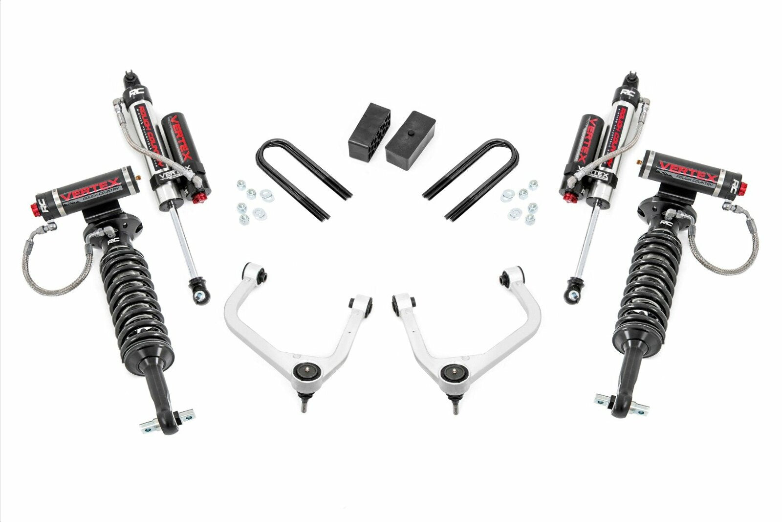 Rough Country 3.5" Lift Kit Mono Leaf Rear Vertex GMC Sierra 1500 19-25 28850 -1