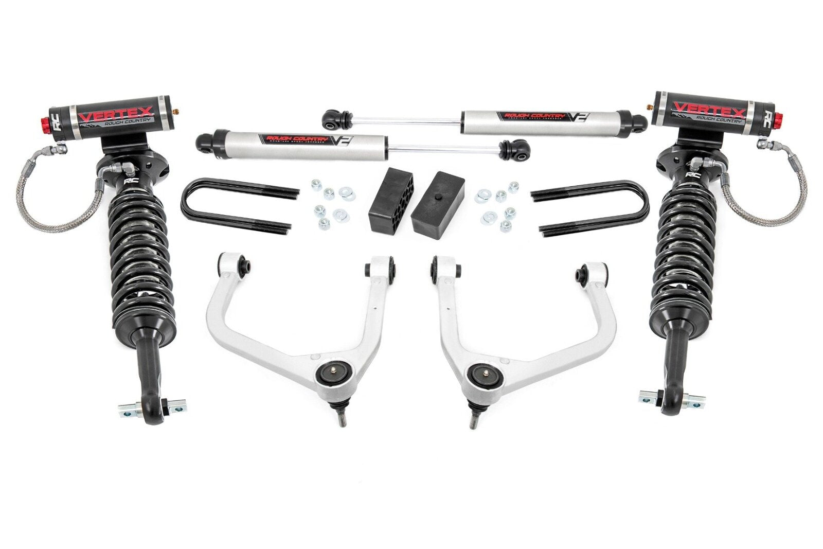 Rough Country 3.5" Lift Kit | Mono Leaf Rear | Vertex/V2 | GMC Sierra 1500 2025 28857A