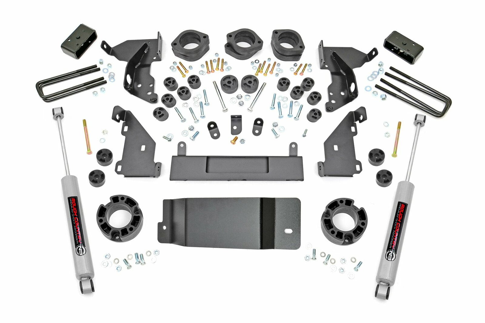 Rough Country Chevy GMC 1500 Pickup 4.75" Lift Kit w/N3 Shocks 2014-2015 4WD -1