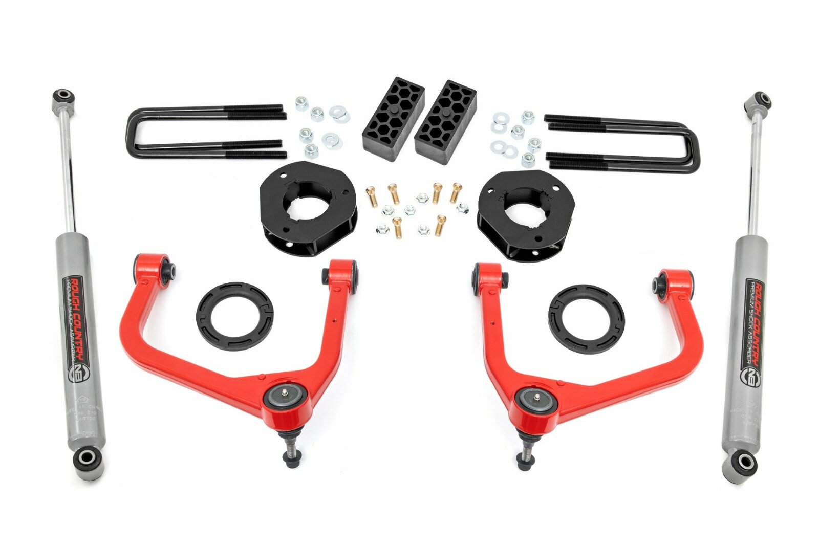 Rough Country 3.5" Lift Kit Chevy Silverado 1500 19-25 -1