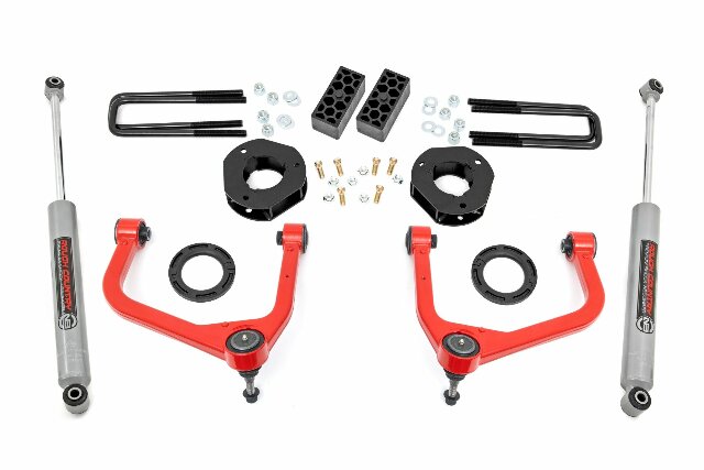 Rough Country 3.5" Lift Kit Chevy Silverado 1500 19-25 29531RED
