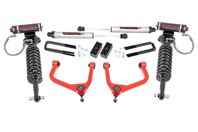 Rough Country 3.5" Lift Kit Vertex/V2 Chevy Silverado 1500 19-25 29557RED