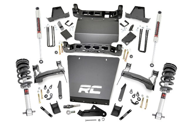 Rough Country 7 Inch Lift Kit Bracket M1 Struts/M1 Chevy/GMC 1500 14-16