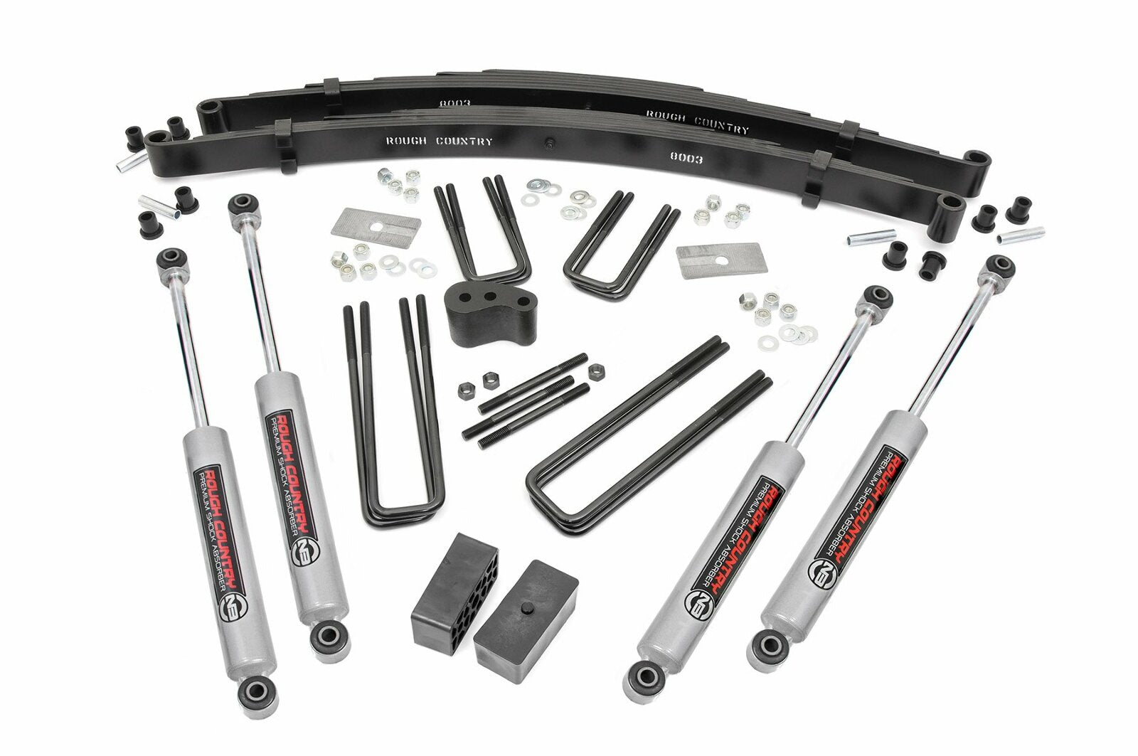 Rough Country 4in for Dodge Suspension Lift Kit 70-74 W-Series PU Dana 44 -1