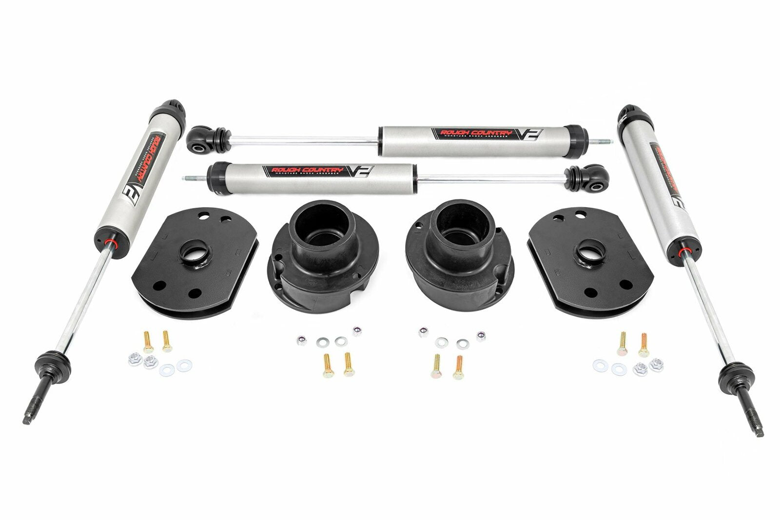Rough Country 2.5in for Dodge Lift Kit V2 Shocks 14-20 Ram 2500 4WD -1