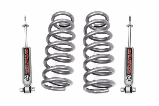 Rough Country 2" Dodge Leveling Coil Springs N3 Shocks 09-18 for RAM 1500 2WD|V8