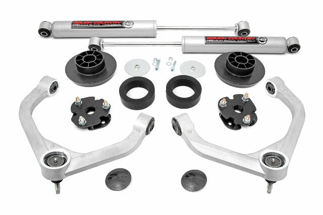Rough Country 3in for Dodge Bolt-On Lift Kit w/Rear N3 Shocks 12-18 Ram 1500 4wd 31230
