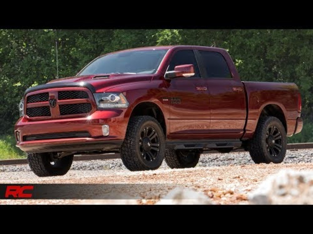 Rough Country 3" For Dodge/RAM 1500 Bolt-On Lift Kit w/N3 & Rear Shock 12-18 -2