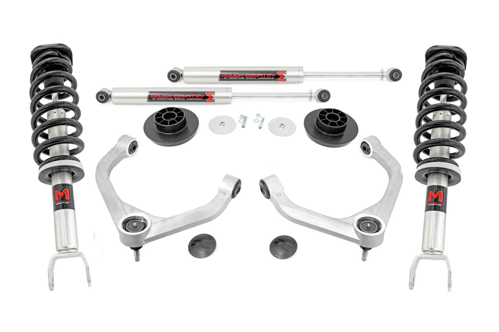 Rough Country 3 In Lift Kit M1 Struts/M1 for Ram 1500 4WD 2012-2018 & Classic -1