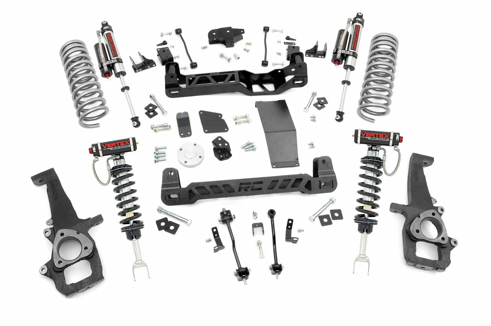 Rough Country 6" for Dodge Suspension Lift Kit Vertex Strut& Shock Ram 1500 4WD -1