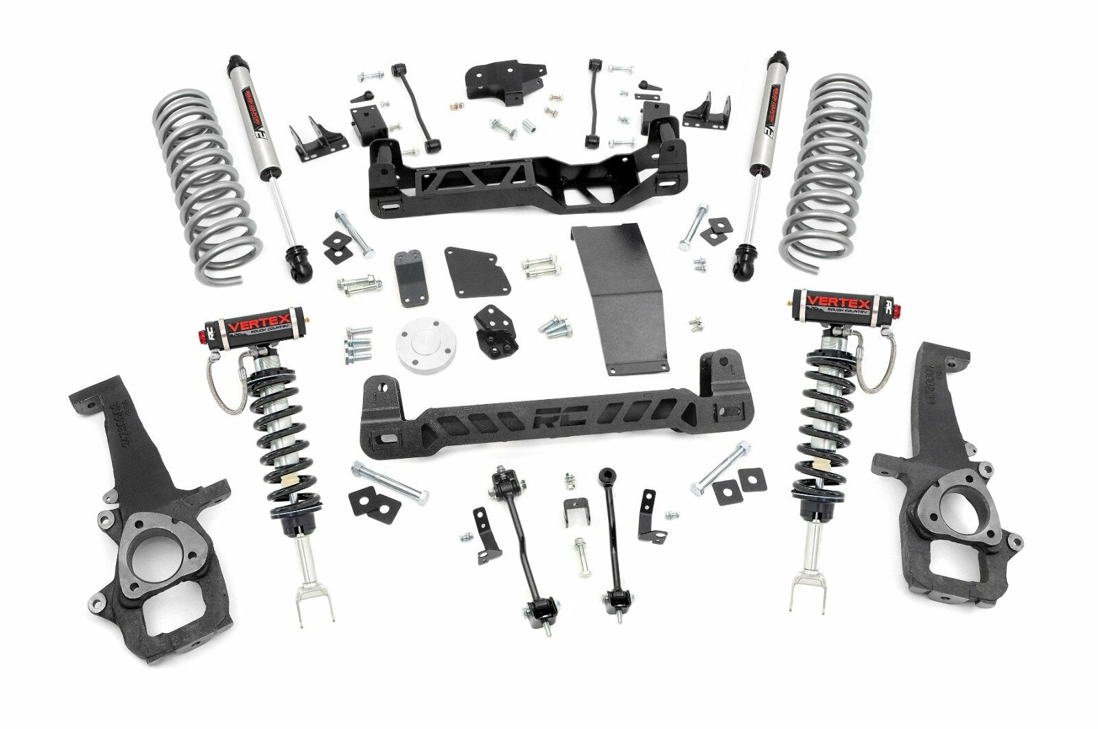 Rough Country 6" Suspension Lift Kit Vertex Strut&V2 Shock 12-18 Ram 1500 -1